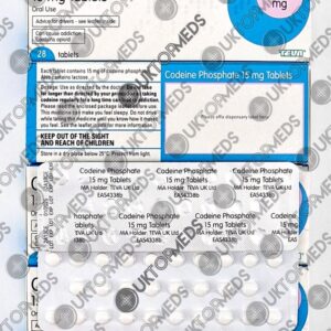 Codeine Phosphate 15mg Teva