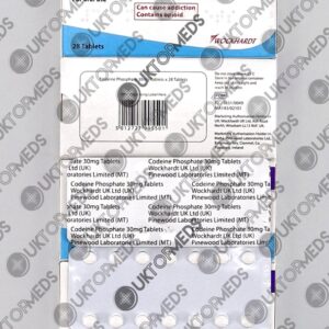 Codeine Phosphate 30mg WockHardt