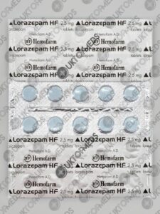 Lorazepam 2.5mg Hemofarm