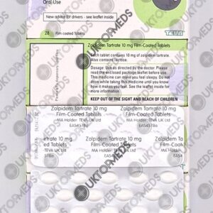 Zolpidem Tartrate 10mg Teva